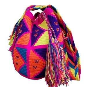 NWT HANDMADE WAYUU HANDBAG BOHEMIAN TOTE CROSSBODY